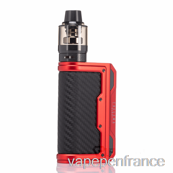 Perdu Vape Thelema Quête 200w Kit De Démarrage Rouge / Stylo Vape En Fibre De Carbone